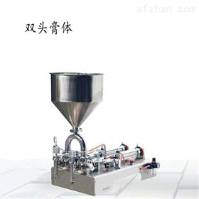 半自动卧式120克花生酱单头膏体灌装机