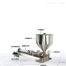 ZH瓶裝黃豆醬定量稱重單頭膏體灌裝機